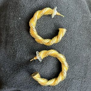 BRACHA Harlow Hoops 18K Gold Plate